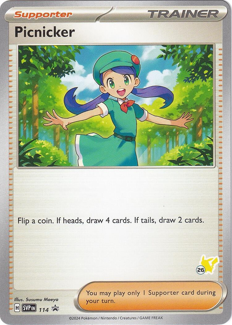 Image for Picnicker - Pikachu 26 (114) (Battle Academy 2024) - Pokemon