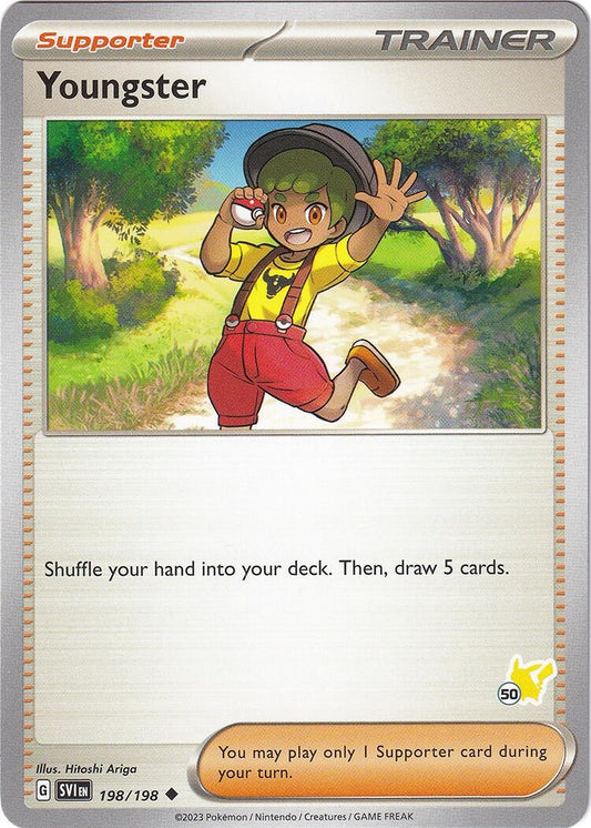 Image for Youngster - Pikachu 50 (198/198) (Battle Academy 2024) - Pokemon