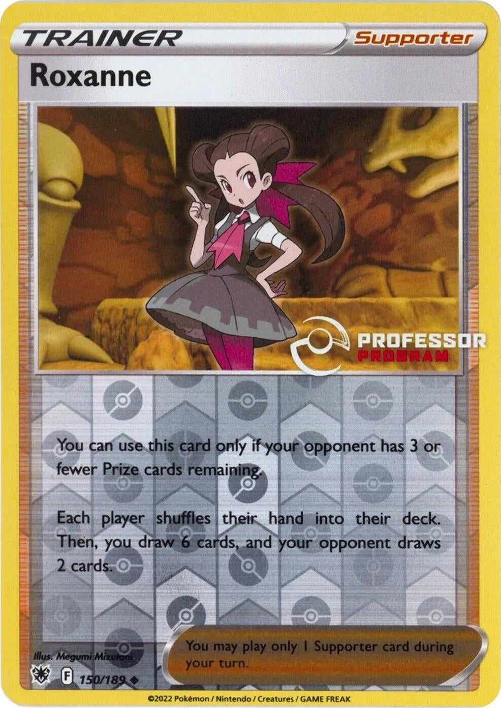 Image for Roxanne - 150/189 (2022) (150/189) (Professor Program Promos) - Pokemon