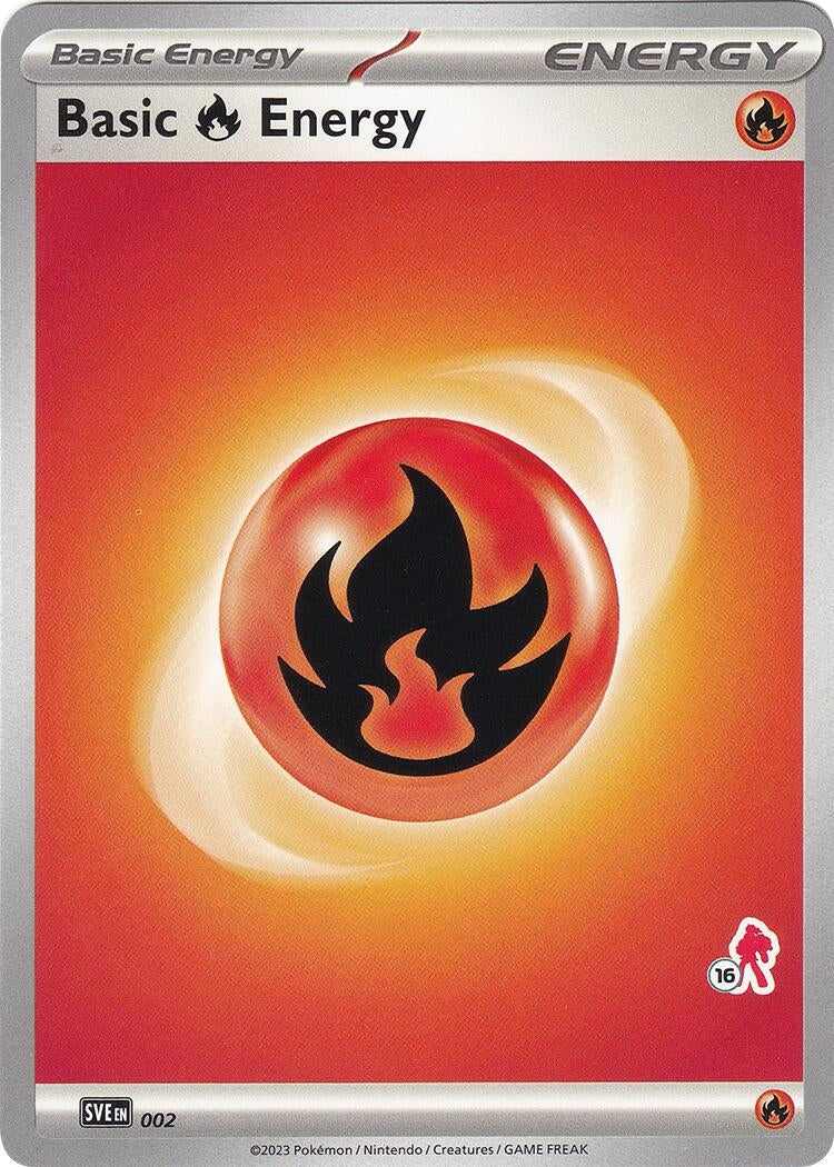 Image for Basic Fire Energy - Armarouge 16 (002) (Battle Academy 2024) - Pokemon