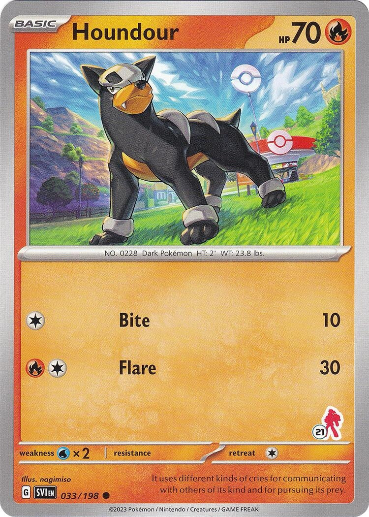 Image for Houndour - Armarouge 21 (033/198) (Battle Academy 2024) - Pokemon