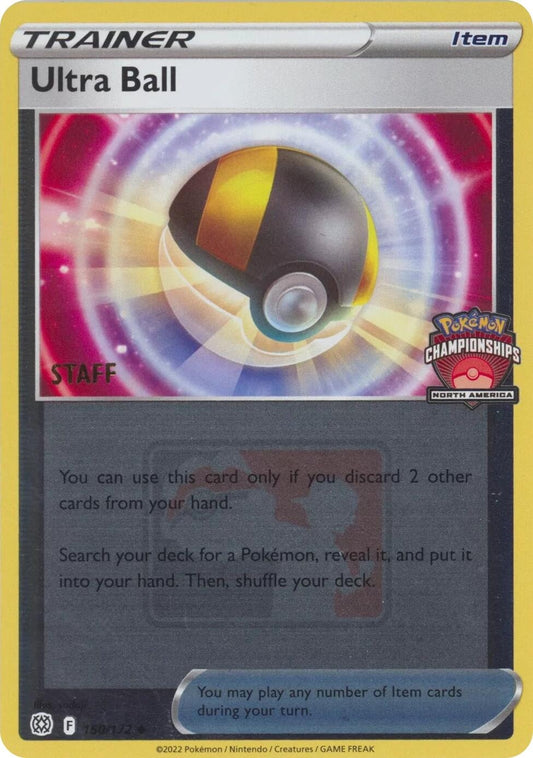 Image for Ultra Ball - 150/172 (North America Championships) [Staff] (150/172) (League & Championship Cards) - Pokemon