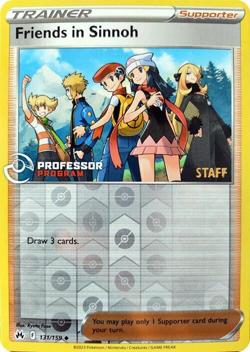 Image for Friends in Sinnoh - 131/159 (2023) [Staff] (131/159) (Professor Program Promos) - Pokemon