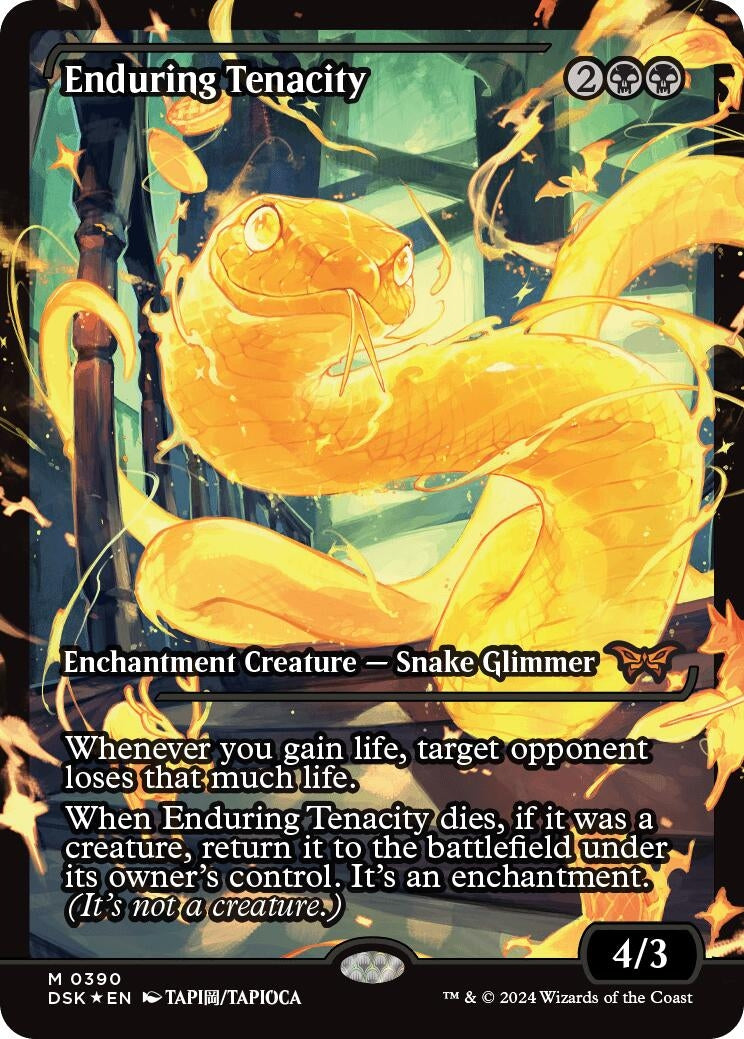 Image for Enduring Tenacity (Showcase) (390) (Duskmourn: House of Horror) - Magic: The Gathering