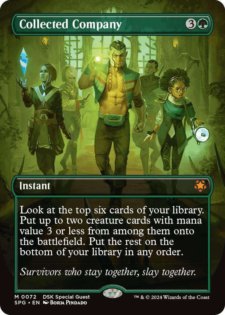Image for Collected Company (Borderless) (72) (Special Guests) - Magic: The Gathering