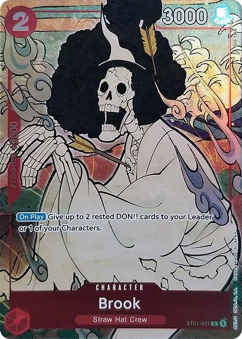 Image for Brook (English Version 1st Anniversary Set) (ST01-011) (One Piece Promotion Cards) - One Piece Card Game