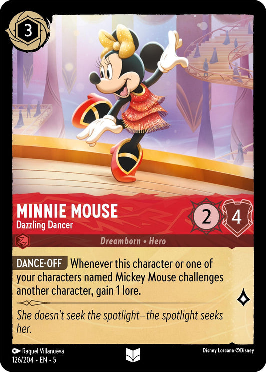 Image for Minnie Mouse - Dazzling Dancer (126/204) (Shimmering Skies) - Disney Lorcana