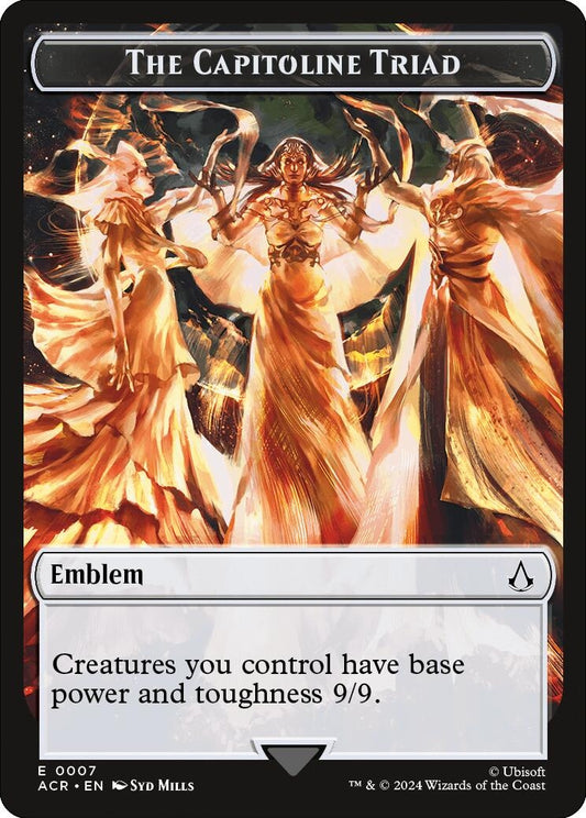 Image for Emblem - The Capitoline Triad (7) (Universes Beyond: Assassin's Creed) - Magic: The Gathering