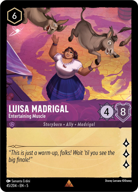 Image for Luisa Madrigal - Entertaining Muscle (45/204) (Shimmering Skies) - Disney Lorcana