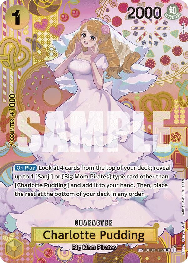 Image for Charlotte Pudding (SP) (OP03-112) (Two Legends) - One Piece Card Game