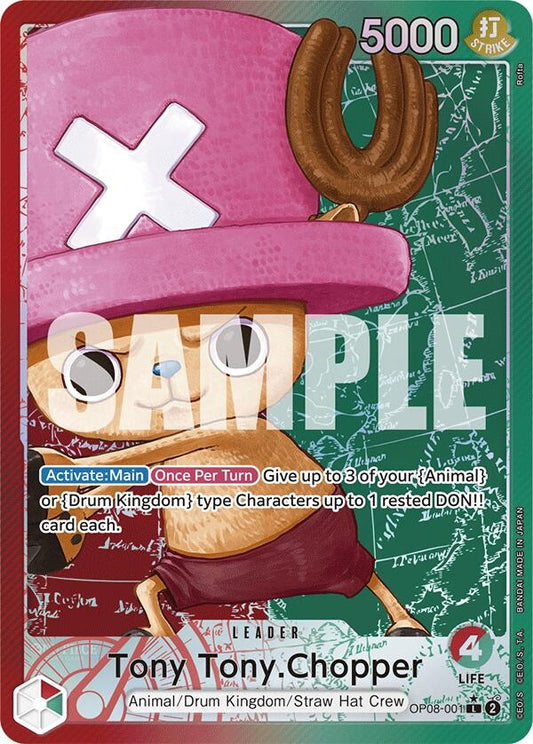 Image for Tony Tony.Chopper (001) (Parallel) (OP08-001) (Two Legends) - One Piece Card Game