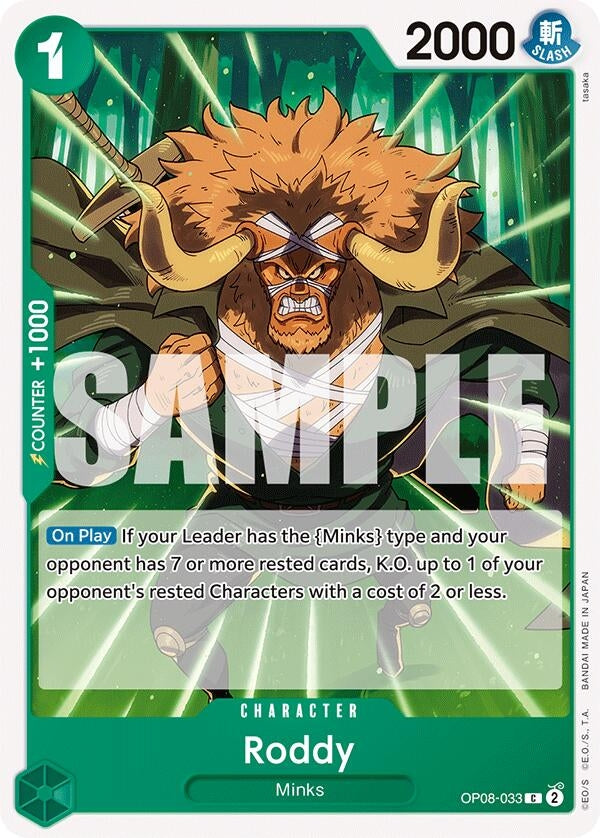 Image for Roddy (OP08-033) (Two Legends) - One Piece Card Game