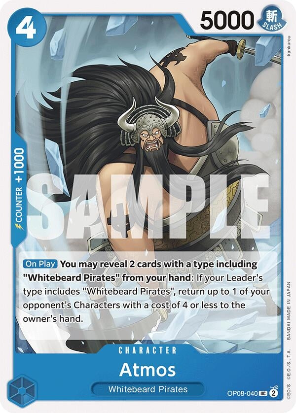 Image for Atmos (OP08-040) (Two Legends) - One Piece Card Game