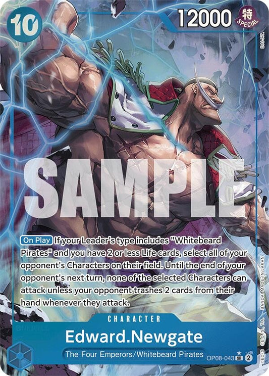 Image for Edward.Newgate (Parallel) (OP08-043) (Two Legends) - One Piece Card Game