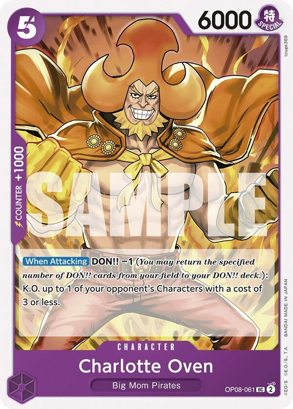 Image for Charlotte Oven (OP08-061) (Two Legends) - One Piece Card Game