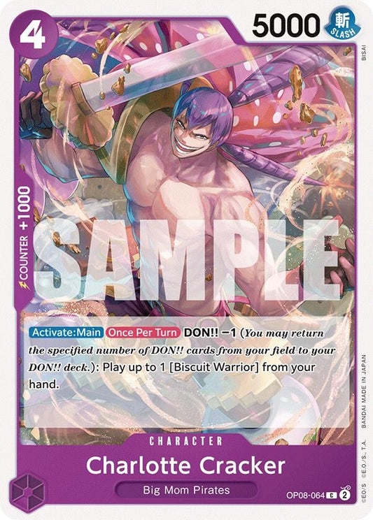 Image for Charlotte Cracker (OP08-064) (Two Legends) - One Piece Card Game