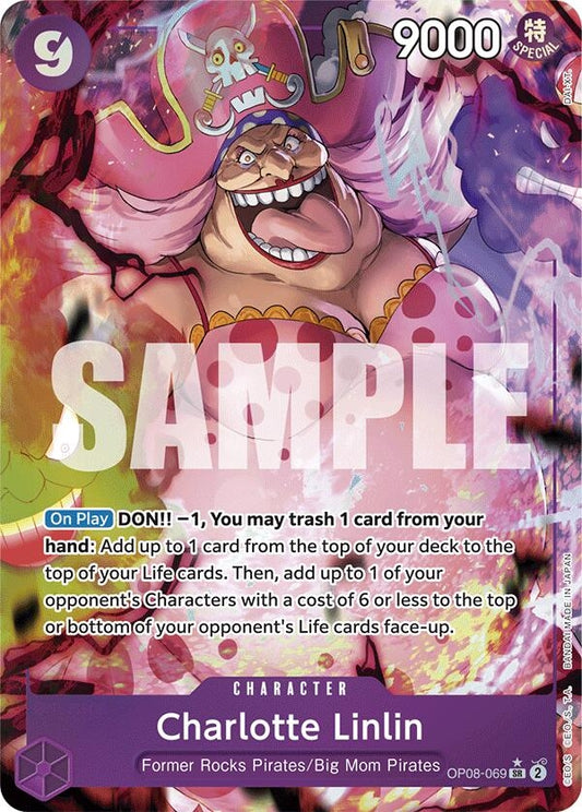 Image for Charlotte Linlin (Parallel) (OP08-069) (Two Legends) - One Piece Card Game