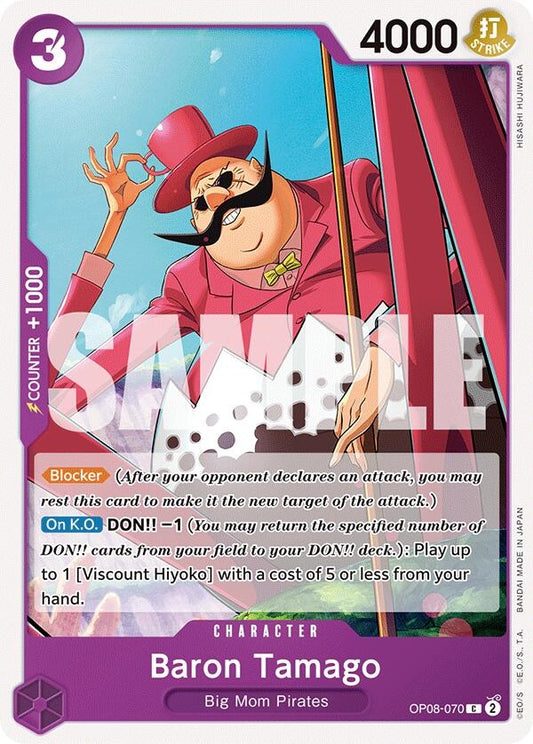 Image for Baron Tamago (OP08-070) (Two Legends) - One Piece Card Game