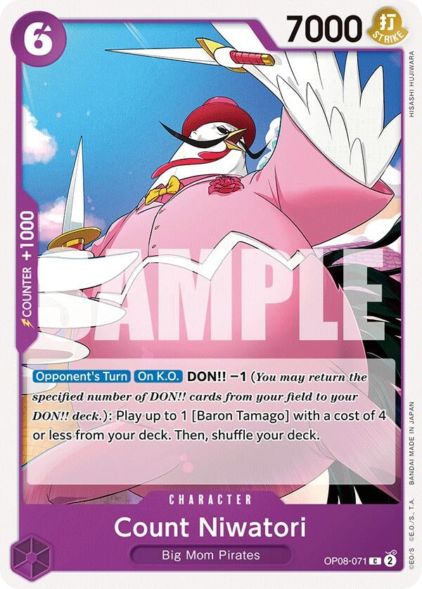 Image for Count Niwatori (OP08-071) (Two Legends) - One Piece Card Game