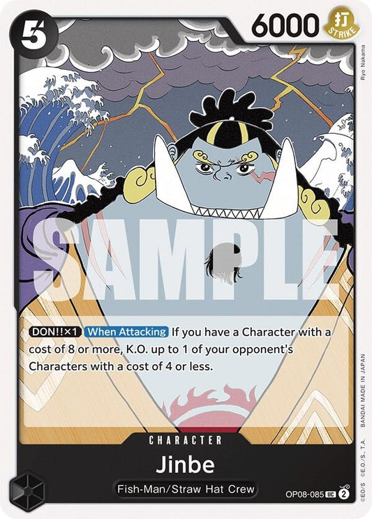 Image for Jinbe (OP08-085) (Two Legends) - One Piece Card Game