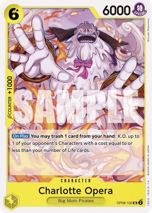 Image for Charlotte Opera (OP08-102) (Two Legends) - One Piece Card Game