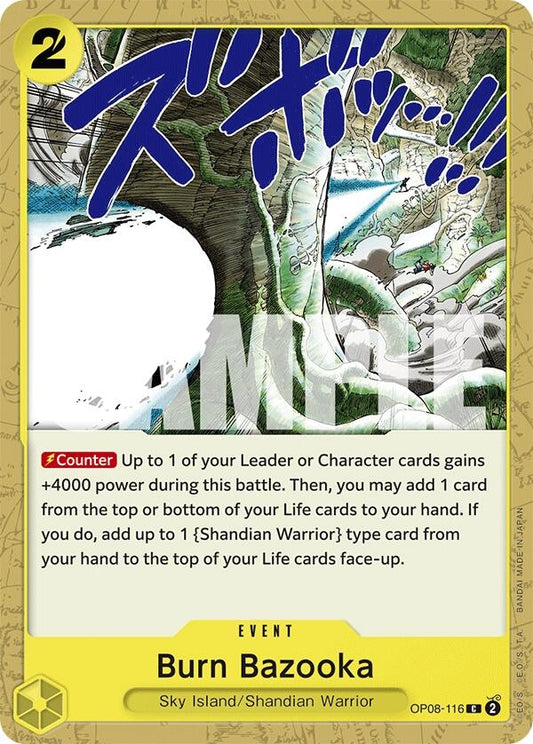 Image for Burn Bazooka (OP08-116) (Two Legends) - One Piece Card Game