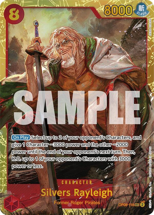 Image for Silvers Rayleigh (OP08-118) (Two Legends) - One Piece Card Game