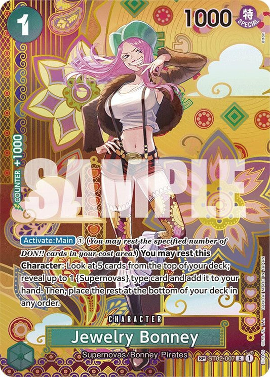 Image for Jewelry Bonney (SP) (ST02-007) (Two Legends) - One Piece Card Game