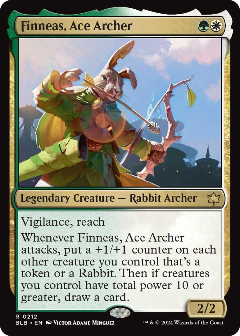 Image for Finneas, Ace Archer (212) (Bloomburrow) - Magic: The Gathering