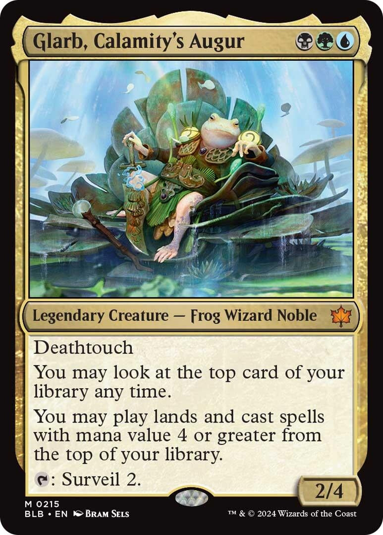 Image for Glarb, Calamity's Augur (215) (Bloomburrow) - Magic: The Gathering