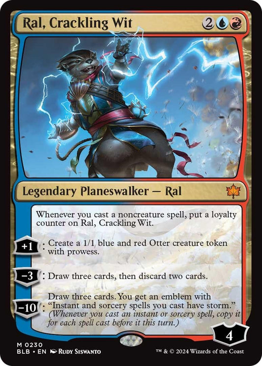 Image for Ral, Crackling Wit (230) (Bloomburrow) - Magic: The Gathering