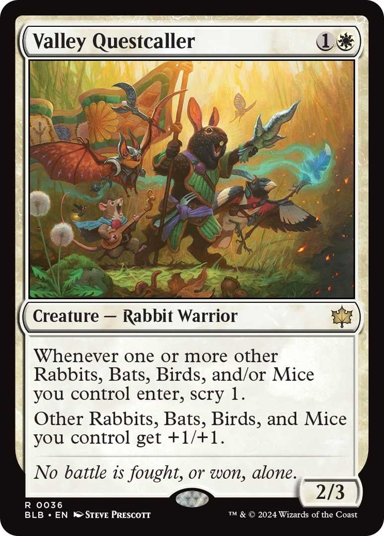 Image for Valley Questcaller (36) (Bloomburrow) - Magic: The Gathering