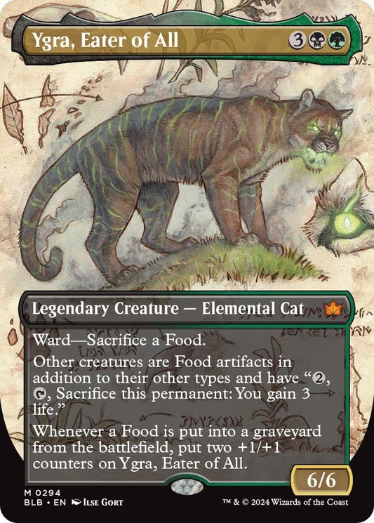 Image for Ygra, Eater of All (Borderless) (294) (Bloomburrow) - Magic: The Gathering