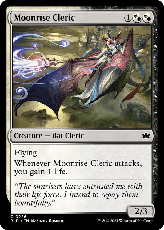 Image for Moonrise Cleric (226) (Bloomburrow) - Magic: The Gathering