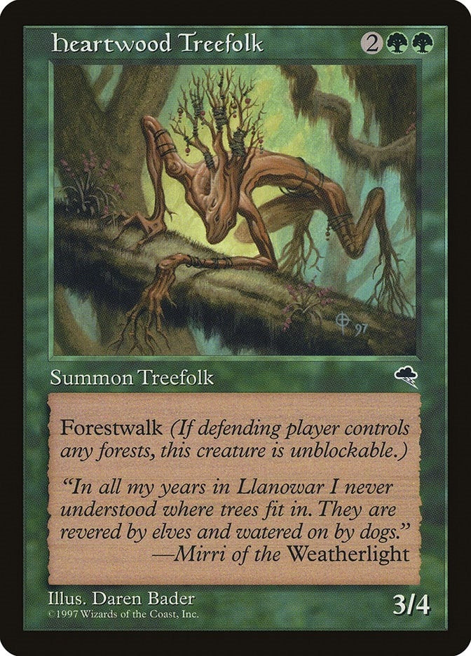 Image for Heartwood Treefolk (233) (Tempest) - Magic: The Gathering
