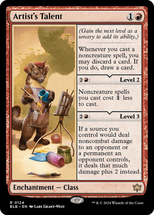 Image for Artist's Talent (124) (Bloomburrow) - Magic: The Gathering
