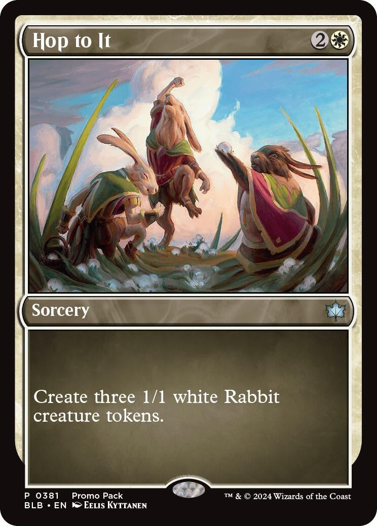 Image for Hop to It (381) (Promo Pack: Bloomburrow) - Magic: The Gathering