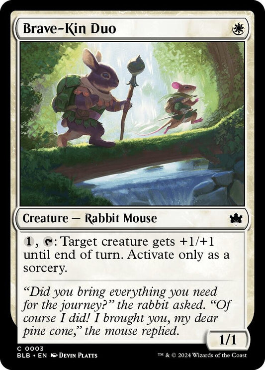 Image for Brave-Kin Duo (3) (Bloomburrow) - Magic: The Gathering