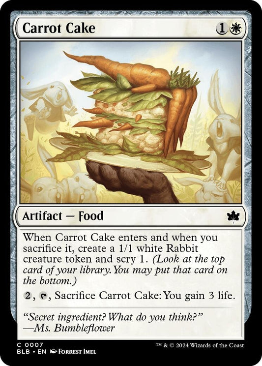 Image for Carrot Cake (7) (Bloomburrow) - Magic: The Gathering