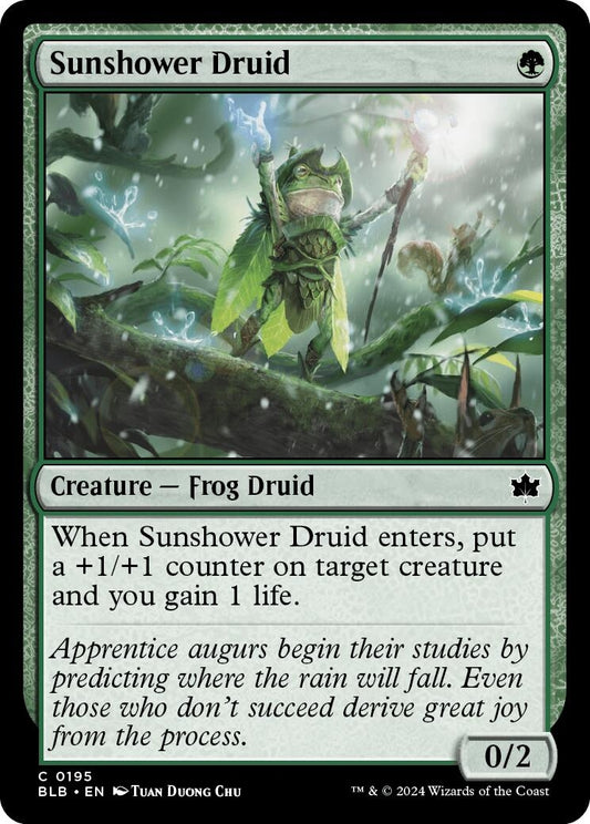 Image for Sunshower Druid (195) (Bloomburrow) - Magic: The Gathering