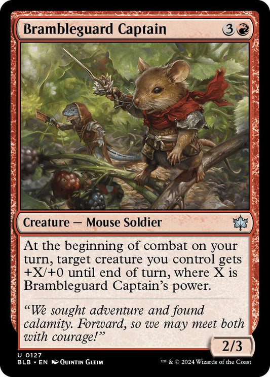 Image for Brambleguard Captain (127) (Bloomburrow) - Magic: The Gathering