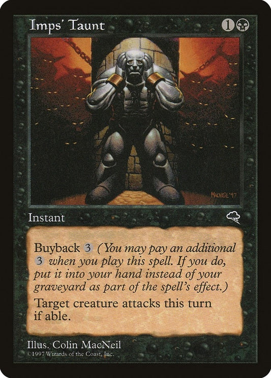 Image for Imps' Taunt (138) (Tempest) - Magic: The Gathering
