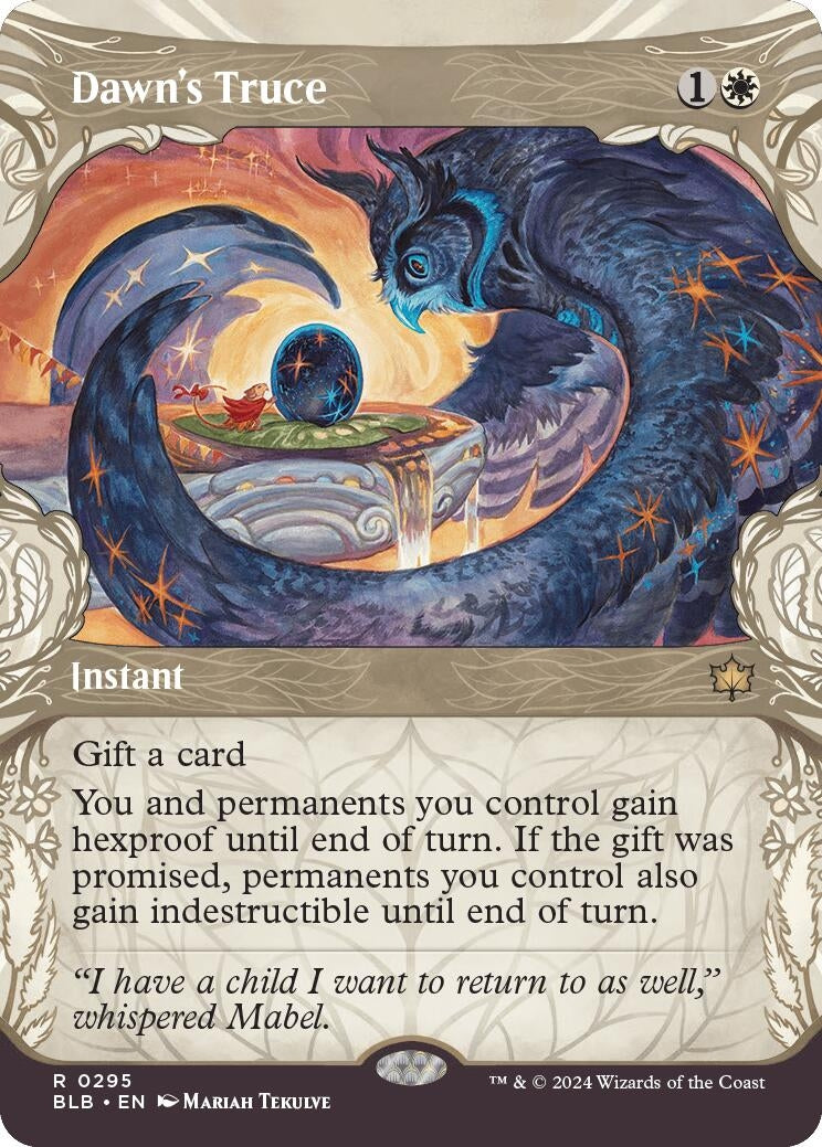 Image for Dawn's Truce (Showcase) (295) (Bloomburrow) - Magic: The Gathering