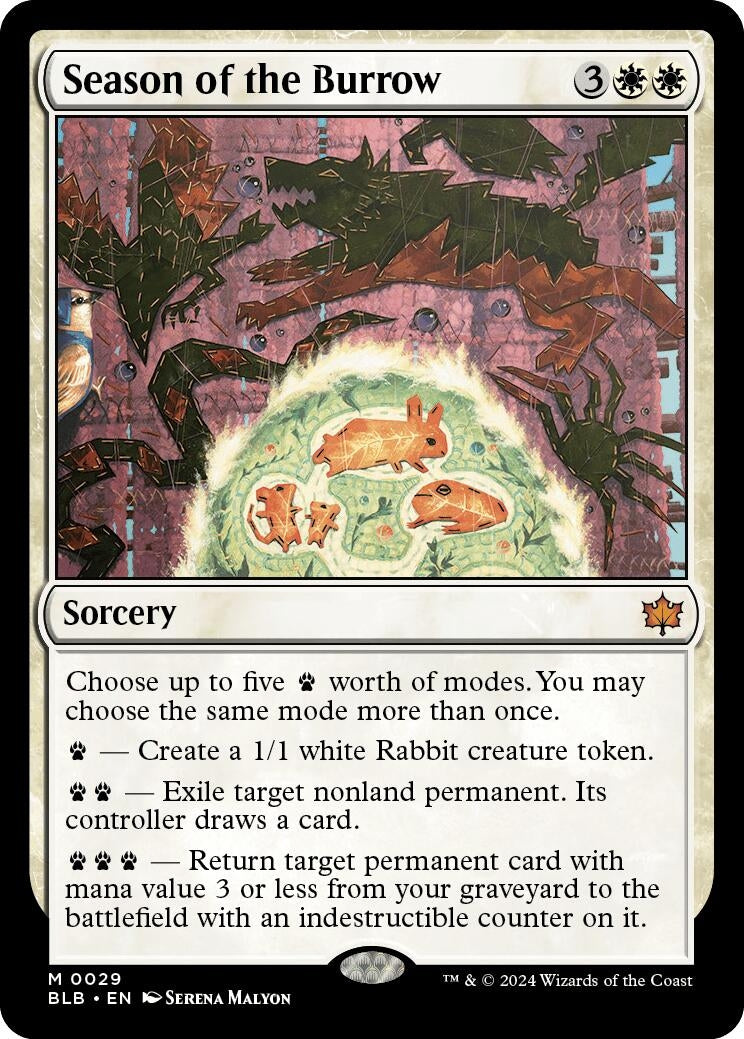 Image for Season of the Burrow (29) (Bloomburrow) - Magic: The Gathering