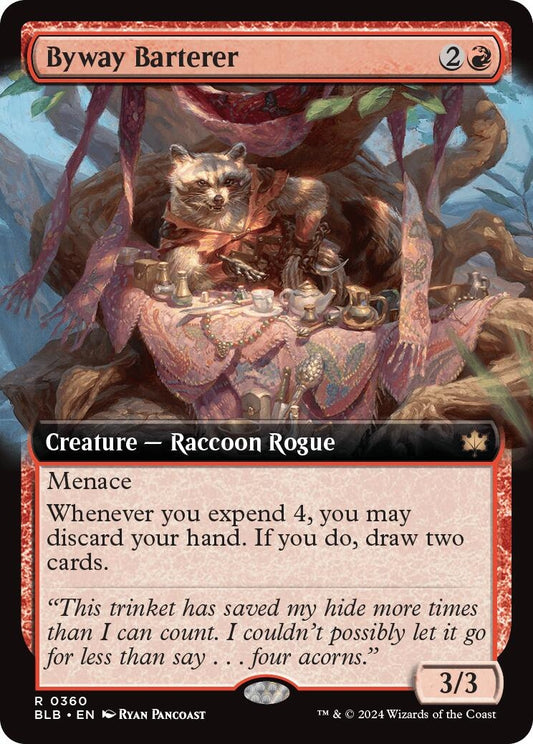 Image for Byway Barterer (Extended Art) (360) (Bloomburrow) - Magic: The Gathering