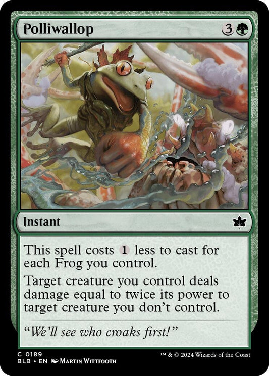 Image for Polliwallop (189) (Bloomburrow) - Magic: The Gathering