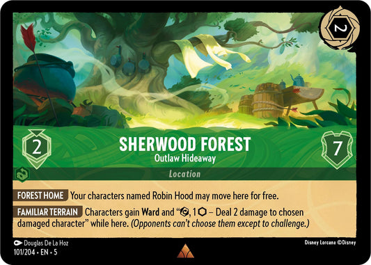 Image for Sherwood Forest - Outlaw Hideaway (101/204) (Shimmering Skies) - Disney Lorcana