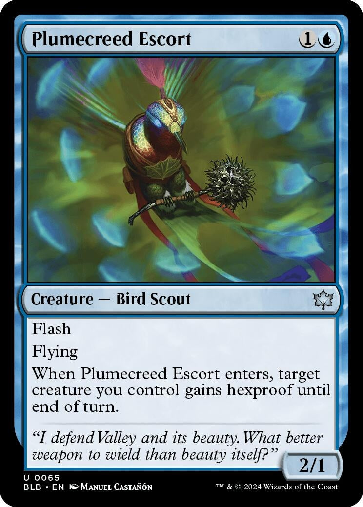 Image for Plumecreed Escort (65) (Bloomburrow) - Magic: The Gathering