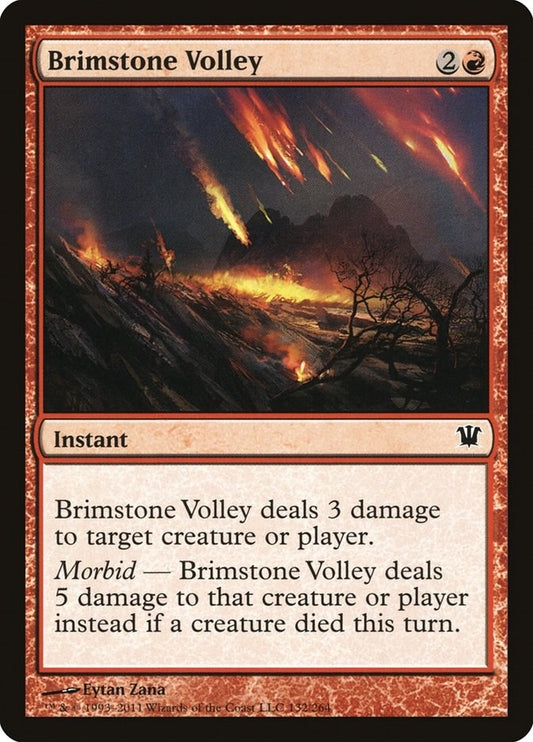 Image for Brimstone Volley (132) (Innistrad) - Magic: The Gathering