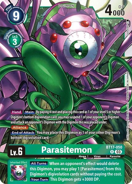 Image for Parasitemon (BT17-050 R) (Secret Crisis) - Digimon Card Game
